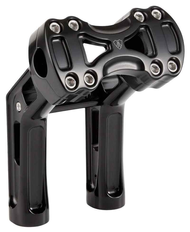 Arlen Ness Method Wayback Risers 7" Black BT82-up