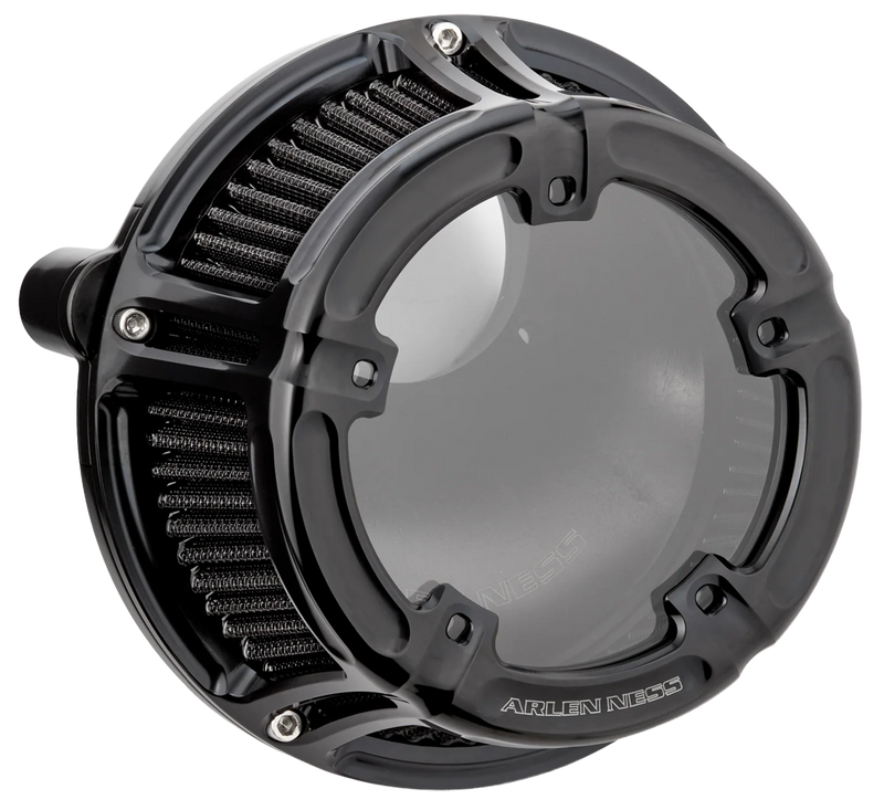 Arlen Ness Method Clear A/C all blk FLH/T23.5-up