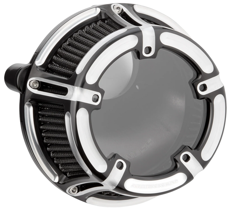 Arlen Ness Method Clear A/C black FLH/T23.5-up