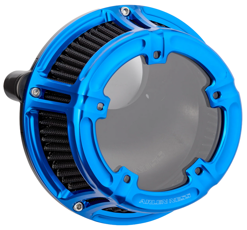 Arlen Ness Method Clear A/C blue FLH/T23.5-up