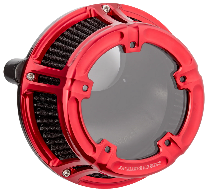 Arlen Ness Method Clear A/C red FLH/T23.5-up