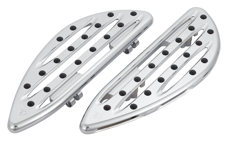 Arlen Ness Deep Cut DR Floorboards Chrome Chief14-U