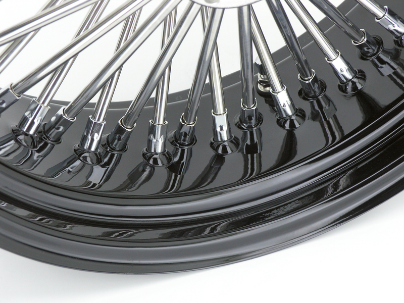 Ride Wright Fat Daddy 50 Wheel – 19 × 3 in, Black Spokes