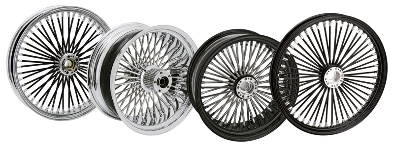 Ride Wright Fat Daddy 50 Wheel – 19 × 3 in, Black Spokes