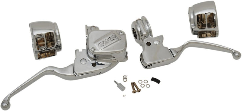 Drag Specialties Handlebar Control Kit (Chrome) - Part #06101679 - Hogparts UK