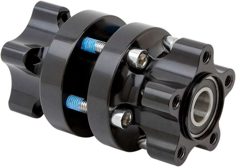 Arlen Ness Cartridge Hub - Billet Aluminum, Each, Replacement - Anodized / Black for Harley-Davidson Dyna 2008-2017