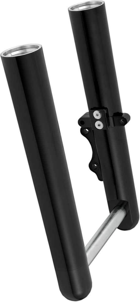 Arlen Ness Dual-disc Hot Legs Fork Legs - Billet Aluminum, Deep Cut, Pair - Anodized / Black for Harley-Davidson Touring 2000-2007
