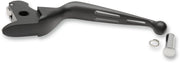 Drag Specialties Clutch Lever Slotted Wide Blade Matt Black - Part #06130943 - Hogparts UK