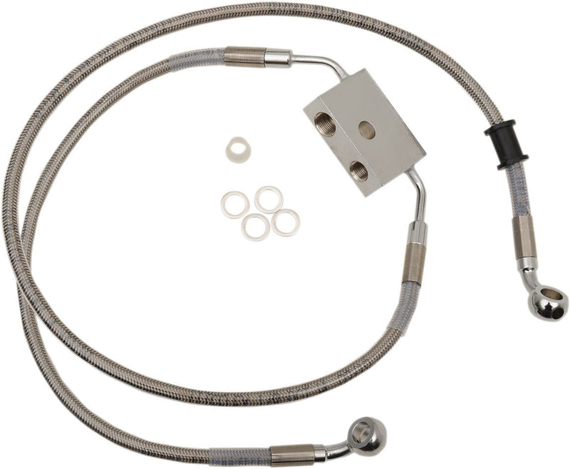 Drag Specialties Frt Brake Line Xl Ss +10 - Part #17415324 - Hogparts UK