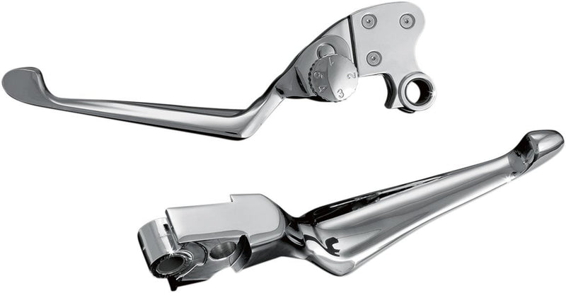 Kuryakyn Chrome Boss Blades with Adjustable Clutch Lever #1080