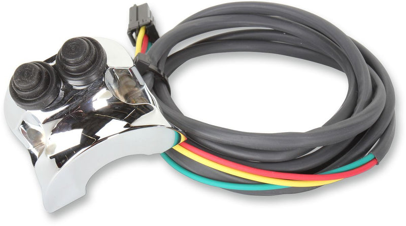Legend Suspension Chrome Legend Handlebar Mounted Control Assembly - Standard, Each for Harley-Davidson Touring & Trike 1999-2025