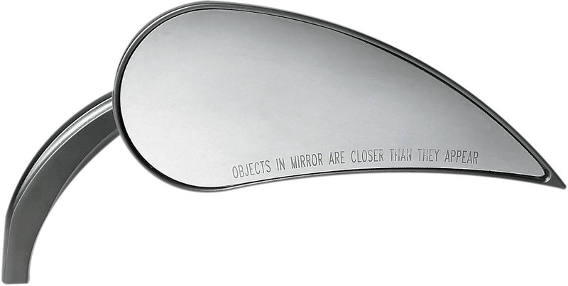 Arlen Ness Rad III Mirror - Side View, Each - Black / Powder-Coated