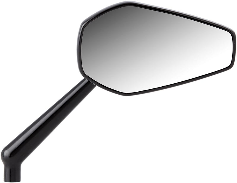 Arlen Ness Mini Stocker Forged Mirror - Side View, Aluminum, Each - Anodized / Black