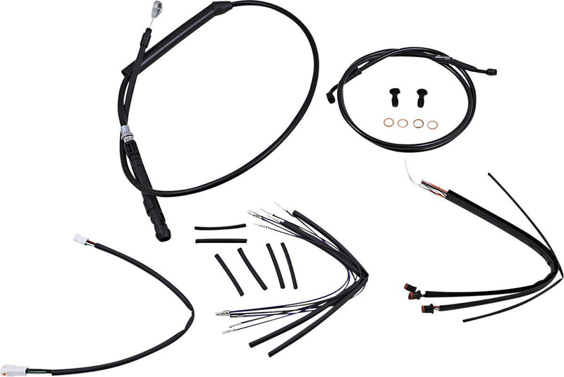 Burly Brand Handlebar Cable and Brake Line Kit for Burly Ape Handlebars #B30-1247