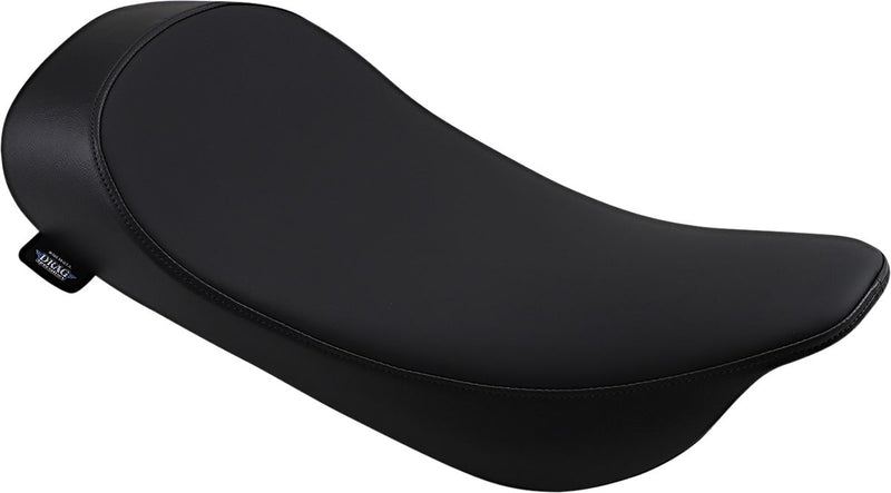 DRAG Specialties Seats Ez-on Mount Low-profile Solo Seat - Each, Leather /  Vinyl - Black for Harley-Davidson Touring 1997-2007