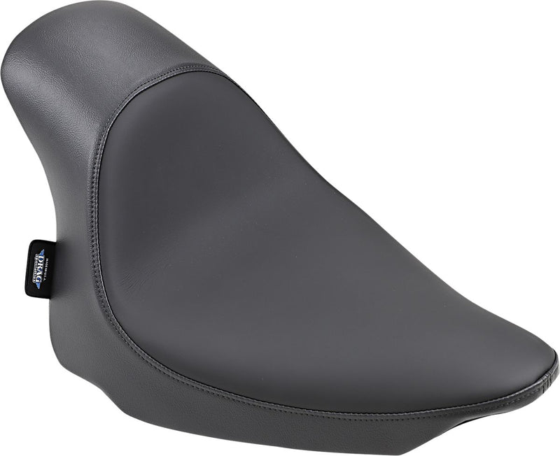 DRAG Specialties Seats Ez-on Mount Solo Seat - Each, Leather /  Vinyl - Black for Harley-Davidson Softail 2000-2017