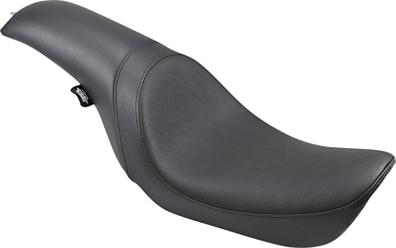 DRAG Specialties Seats Predator Seat - Each, Leather /  Vinyl - Black for Harley-Davidson Softail & Dyna 2000-2017
