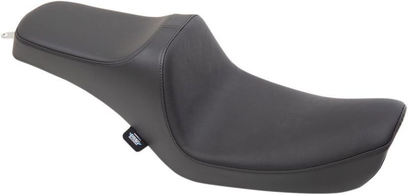 DRAG Specialties Seats Predator III Seat - One-Piece, Vinyl, Each - Black for Harley-Davidson Dyna 1996-2003