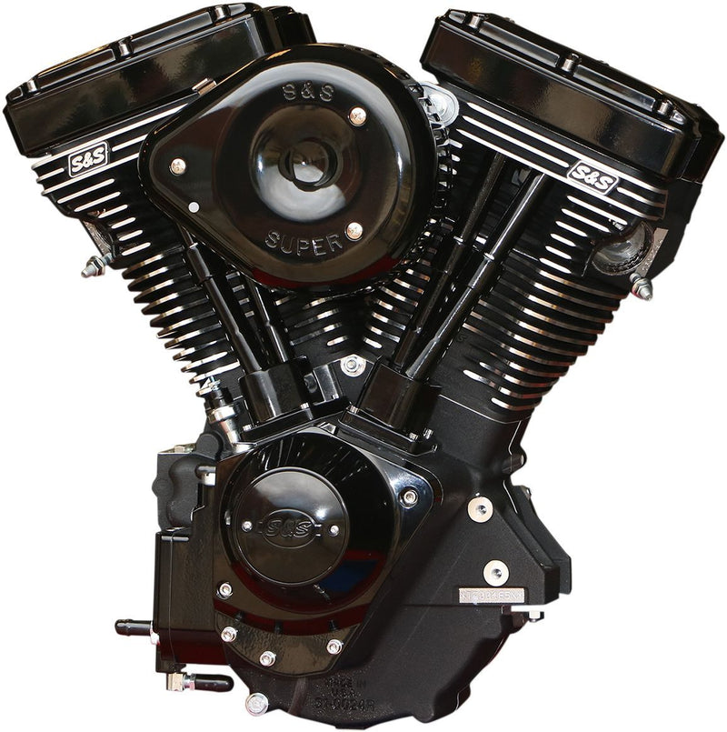 S&S V111 Black Edition Complete Assembled Engine - Part #09010229