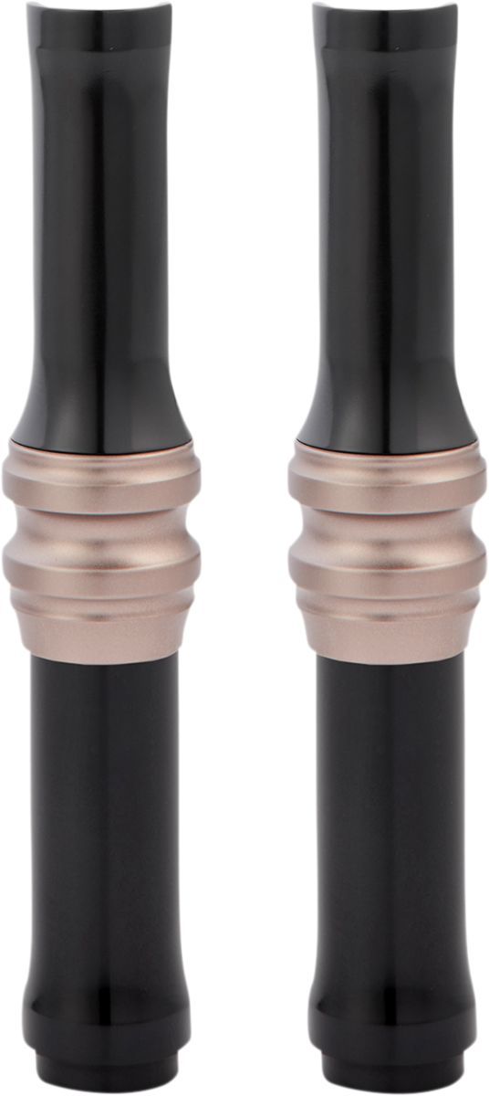 Arlen Ness Pushrod Tube Cover Kit - Set of 4, 10 Gauge, 6061-T6 Aluminum - Titanium Anodized