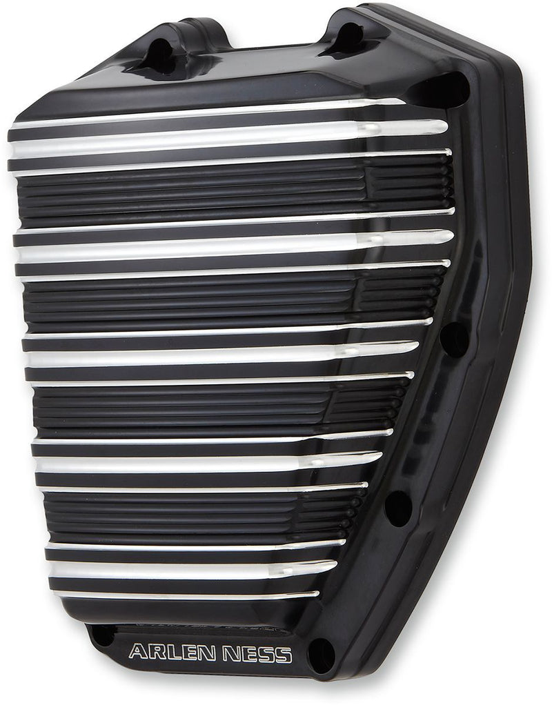 Arlen Ness 10 Gauge Cam Cover - 6061 T-6 Aluminum, Each - Black Anodized / Machined for Harley-Davidson Touring, Softail, Dyna & Trike 2001-2017