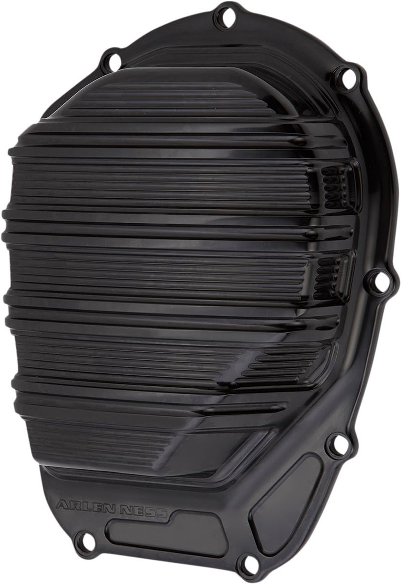 Arlen Ness 10 Gauge Cam Cover - 6061 T-6 Aluminum, Each - Black Anodized for Harley-Davidson Touring, Softail, Dyna & Trike 2017-2024