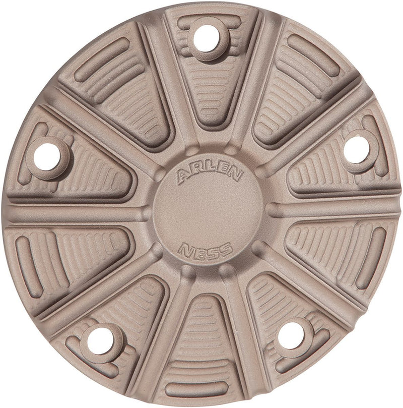 Arlen Ness 10-gauge Points Cover - Each, 6061 T-6 Aluminum - Anodized / Machined / Titanium for Harley-Davidson Touring, Softail, Dyna & Trike 1999-2017