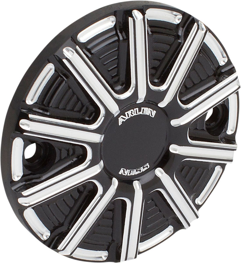 Arlen Ness 10-gauge Points Cover - Each, 6061 T-6 Aluminum - Anodized / Black / Machined for Harley-Davidson Touring, Softail, Dyna & Trike 2017-2024