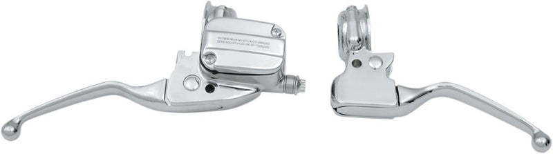 Drag Specialties Handlebar Control Kit W/ 11/16" Brake Master Cylinder W/ Switch Housing Chrome - Part #06100532 - Hogparts UK