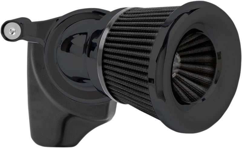 Arlen Ness Velocity 65° Air Cleaner Kit - Aluminum - Black for Harley-Davidson Touring, Softail & Dyna 1999-2017