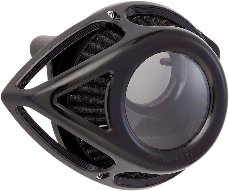 Arlen Ness Clear Tear Air Cleaner Kit - Polycarbonate - Black for Harley-Davidson Touring, Softail, Dyna & Trike 2008-2017