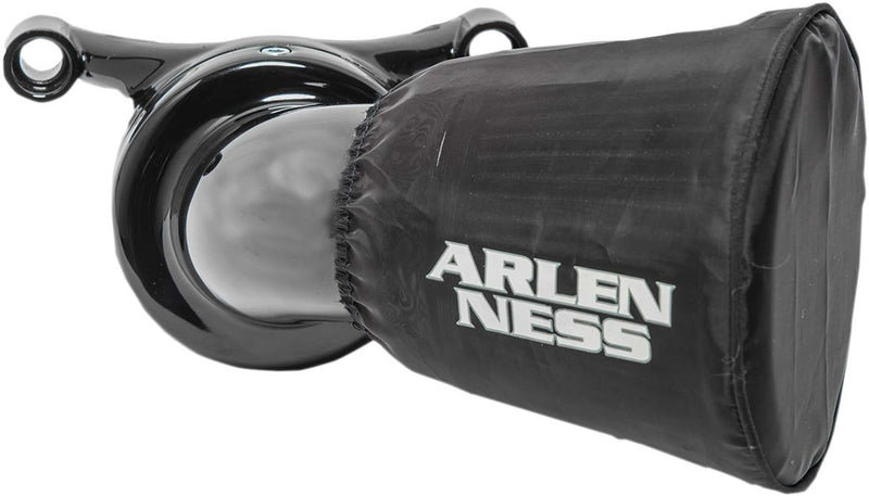 Arlen Ness Pre-filter/rain Sock - Each, Velocity 65° /  Velocity 90°, Polyester - Black for Harley-Davidson Touring, Softail, Sportster & Dyna 1935-2025