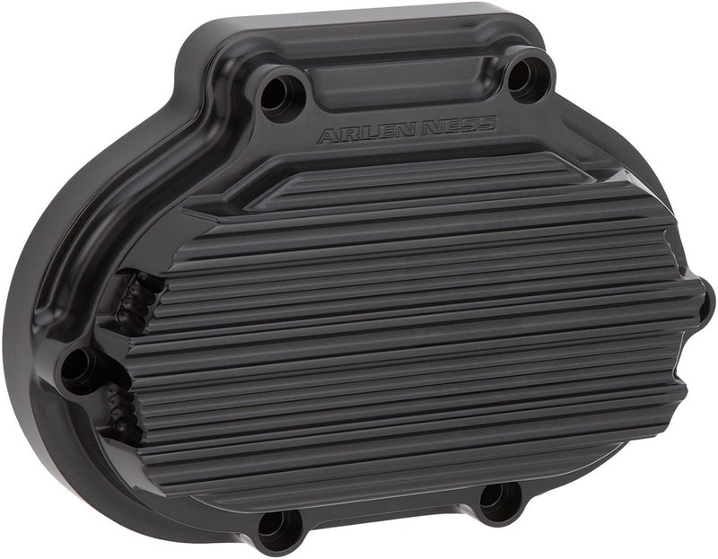 Arlen Ness 10-gauge Transmission Side Cover - 6061-T6 Aluminum, Each - Anodized / Black for Harley-Davidson Touring, Softail, Dyna & Trike 2006-2024
