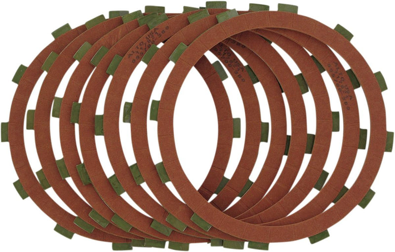 Alto Products Red Eagle Organic Clutch Friction Plate Set - 7 Pack for Harley-Davidson Sportster 1984-1990