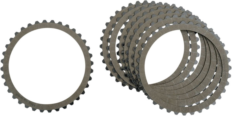 Alto Products Clutch Friction Plate Set - Set of 8 for Harley-Davidson Touring, Softail, Sportster & Dyna 1990-2022