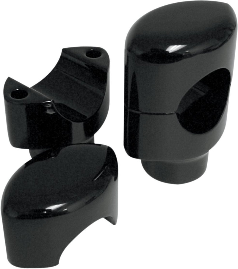 Drag Specialties Riser Big Buffalo 1.5" Straight Black For 1.5" - Part #06020466 - Hogparts UK