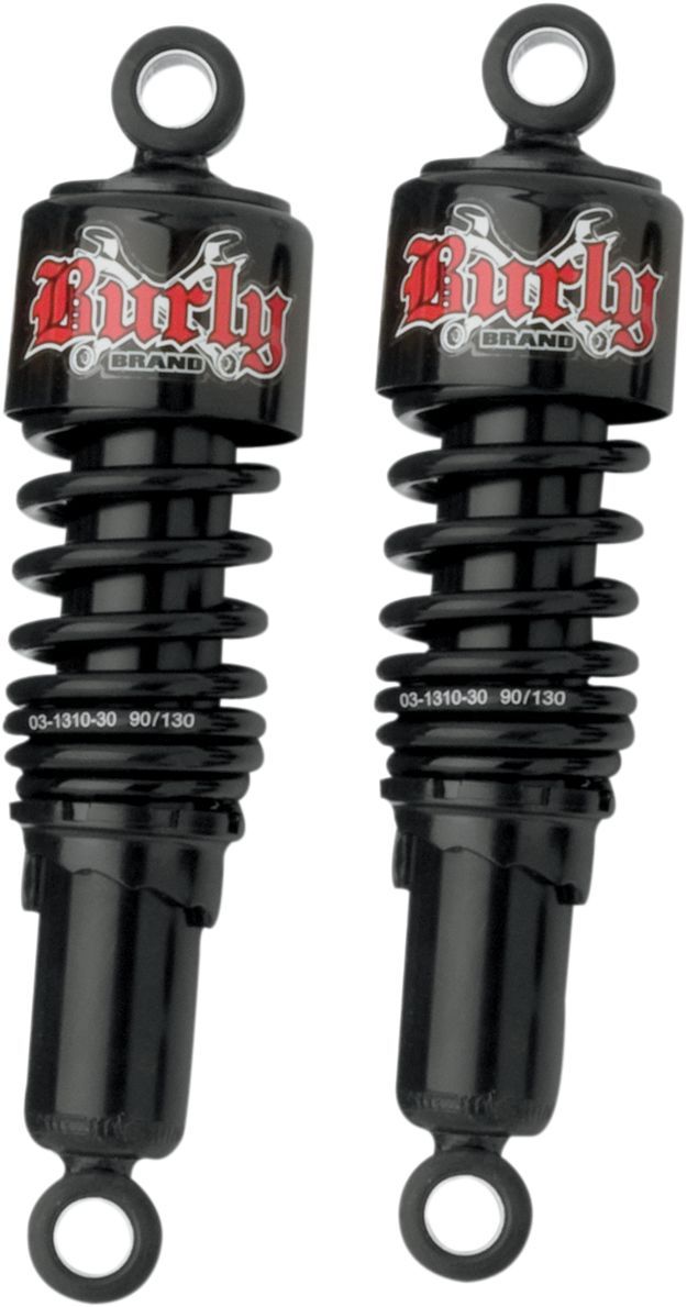 BURLY BRAND SHOCKS 10.5" SLAMMER BLACK - 13100587 - Hogparts UK