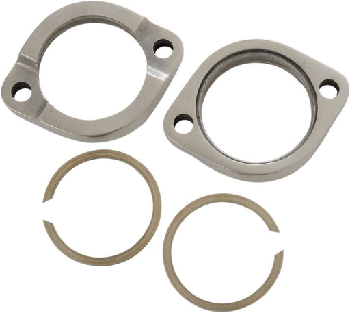 Drag Specialties Exhaust Flange Kit Heavy Duty Stainless Steel - Part #18610888 - Hogparts UK