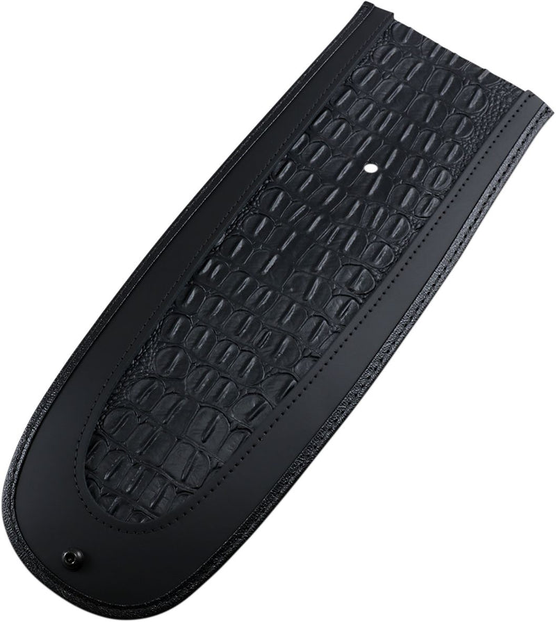 DRAG Specialties Seats Fender Skin - Leather, Fender Skins, 38 cm (15") - Black for Harley-Davidson Softail & Dyna 2000-2017