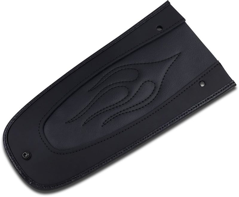 DRAG Specialties Seats Fender Skin - 30,5 cm (12"), Flame, Fender Skins - Black for Harley-Davidson Touring 1996-2024