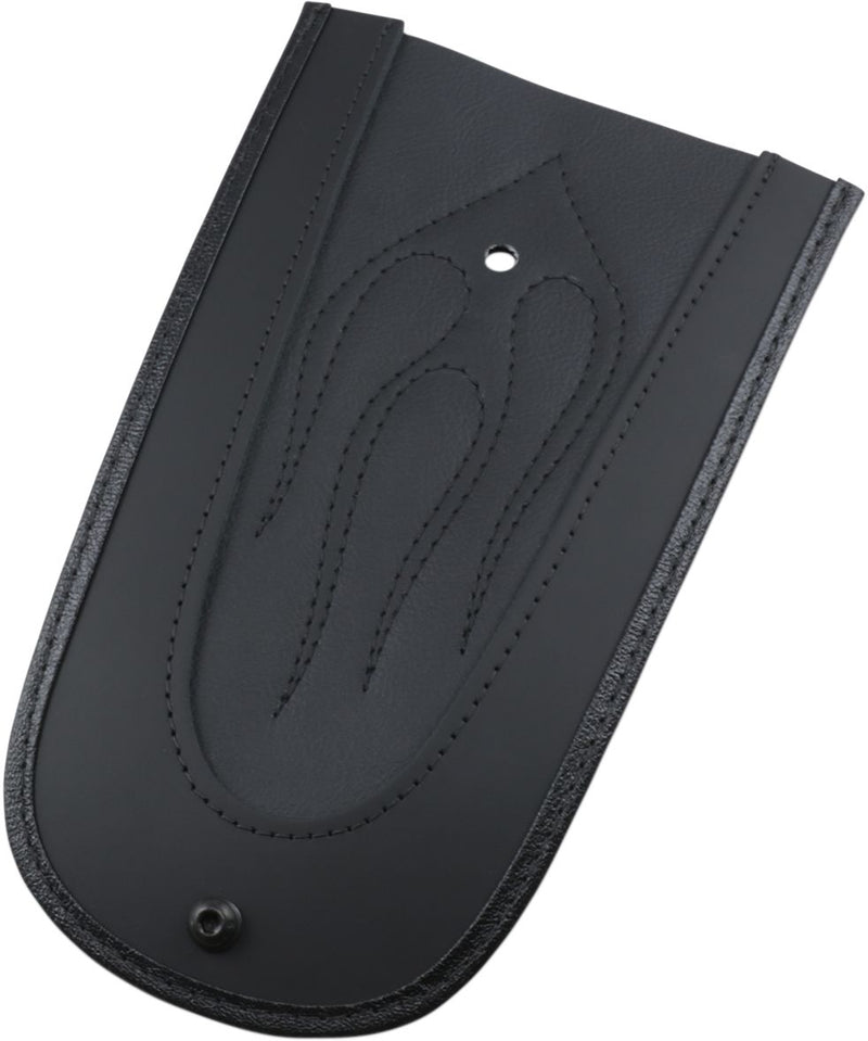 DRAG Specialties Seats Fender Skin - 25,5 cm (10"), Vinyl, Each - Black for Harley-Davidson Softail & Sportster 2004-2022