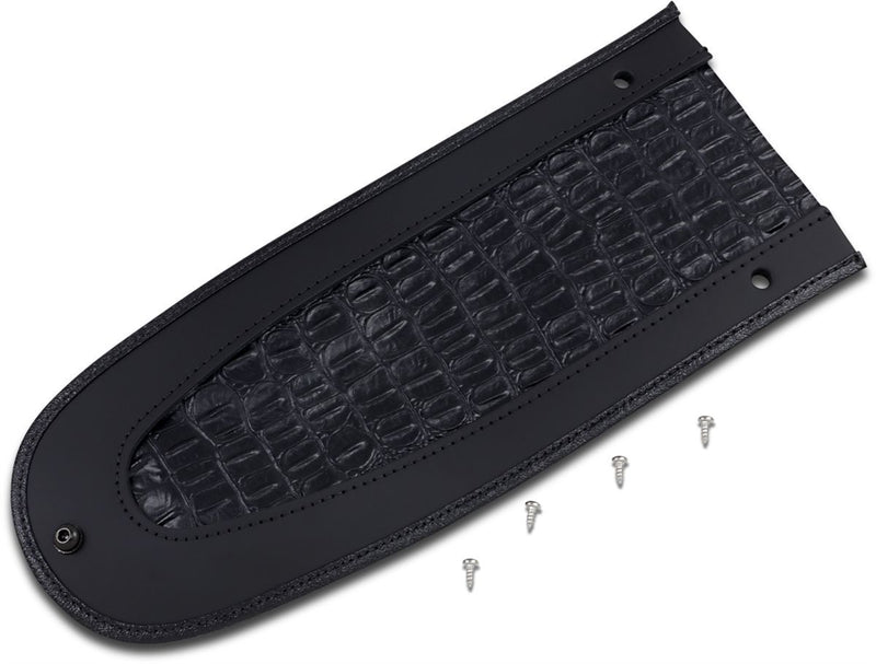 DRAG Specialties Seats Fender Skin - Gator, Vinyl, 33,5 cm (13-1/4") - Black for Harley-Davidson Softail 2005-2017