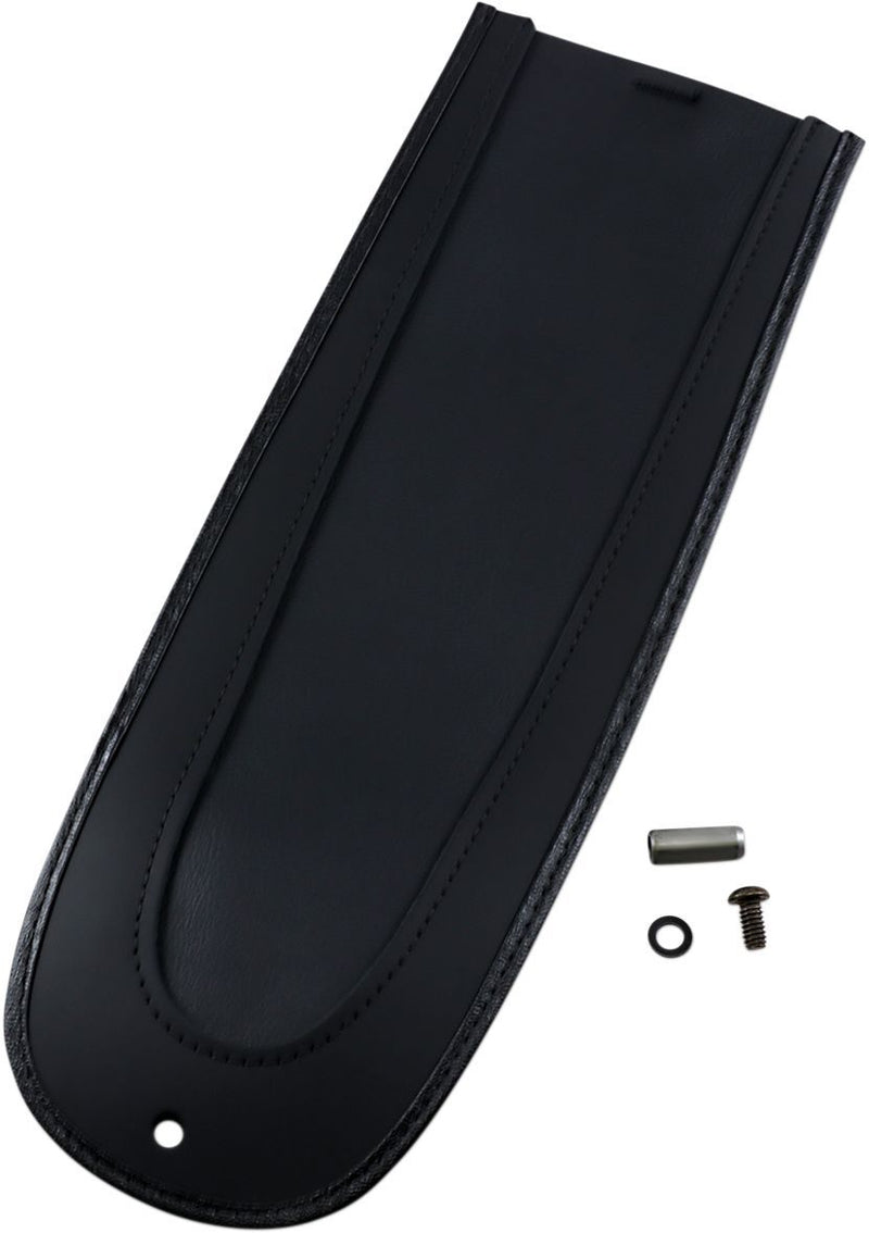 DRAG Specialties Seats Fender Skin - Vinyl, Smooth, 38 cm (15") - Black for Harley-Davidson Touring, Softail & Dyna 1984-2005