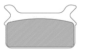 Drag Specialties Brake Pad Organic - Part #17200207 - Hogparts UK