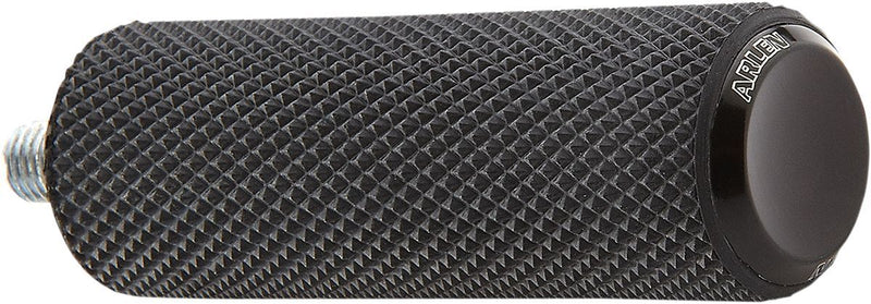Arlen Ness Shift Peg - Each, Fusion, Knurled - Anodized / Black