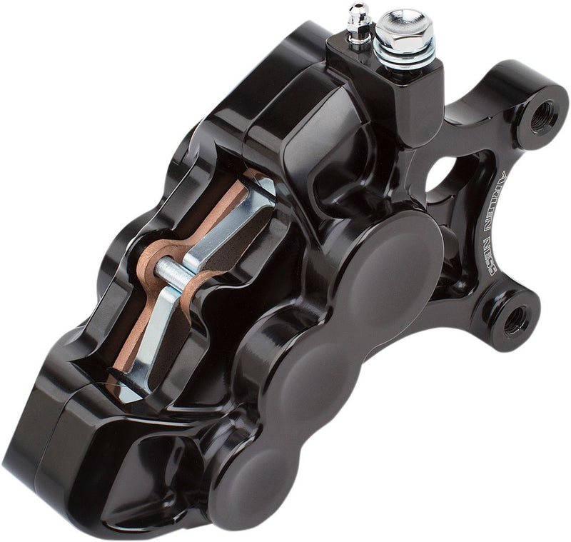 Arlen Ness Ness Tech Six-piston Differential Bore Caliper - Billet Aluminum, Each - Black for Harley-Davidson Touring, Softail, Sportster & FXR 2008-2024