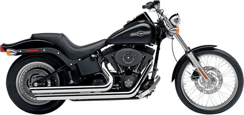Cobra Speedster Slashdown Exhaust System - Shotgun, Each, Full System - Chrome for Harley-Davidson Softail 1986-2006