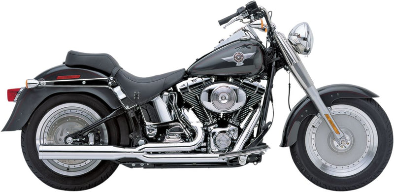Cobra Powerpro HP 2:1 Exhaust System - Each, Aluminum /  Steel, Full System - Chrome for Harley-Davidson Softail 2007-2011