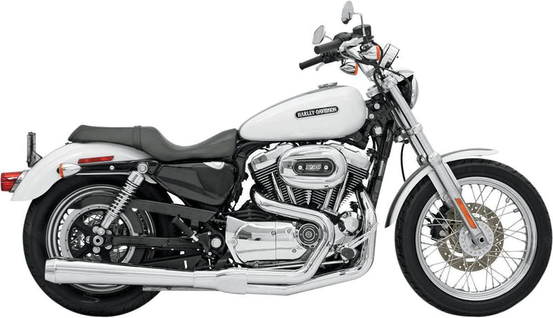 Bassani Xhaust Road Rage 2:1 Exhaust System - Each, Full System, 60,96 cm (24") - Chrome for Harley-Davidson Sportster 2004-2013