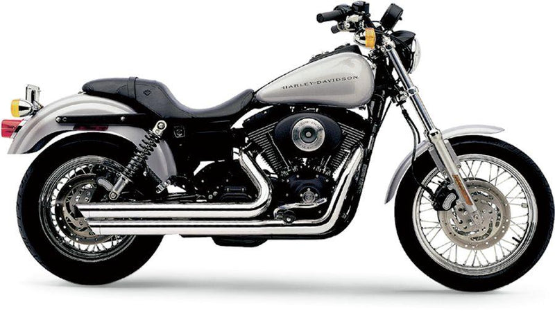 Cobra Speedster Slashdown Exhaust System - Shotgun, Full System, Each - Chrome for Harley-Davidson Dyna 2012-2017